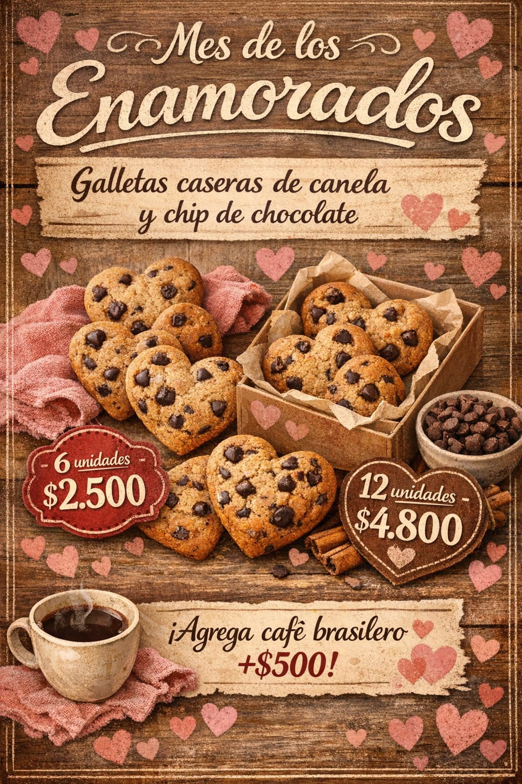 Galletas Canela & Chip